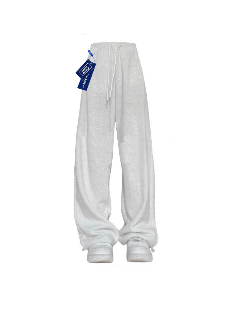 Female Ankle-tied Loose Casual Sweatpants