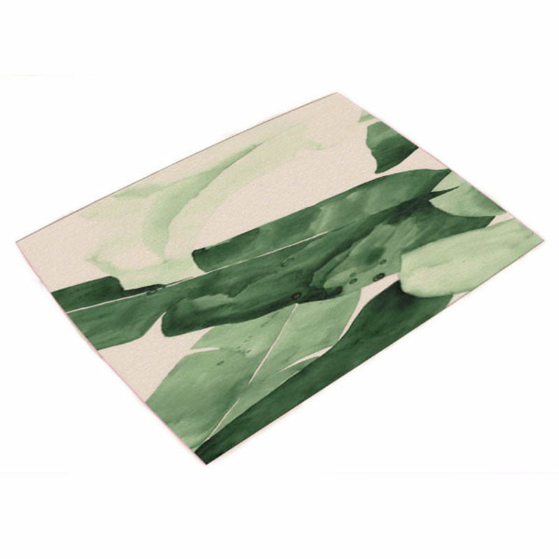Green Plant Leaf Placemat Wedding Placemat Party