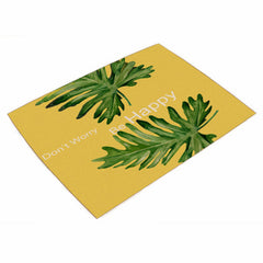 Green Plant Leaf Placemat Wedding Placemat Party