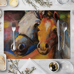 Striped Printed Western Placemat Placemat