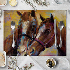 Striped Printed Western Placemat Placemat