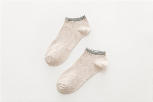 Adult Sports Socks, Men'S Boat Socks, Cotton Socks, Waist Socks