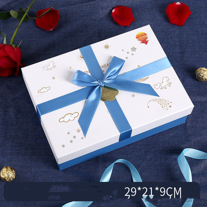 Prince Charming Gift Printed Gift Box Bow Gift Box