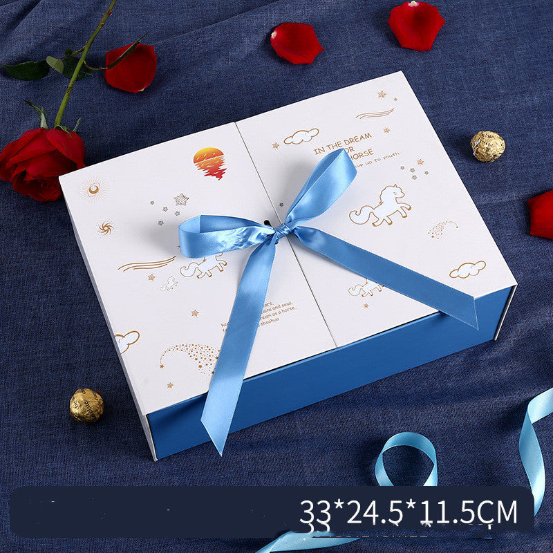Prince Charming Gift Printed Gift Box Bow Gift Box