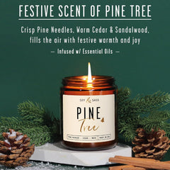 Pine Candle Scented Home Fragrance