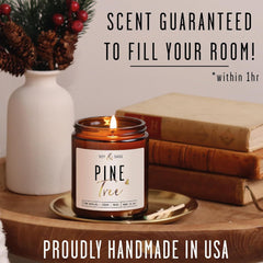 Pine Candle Scented Home Fragrance