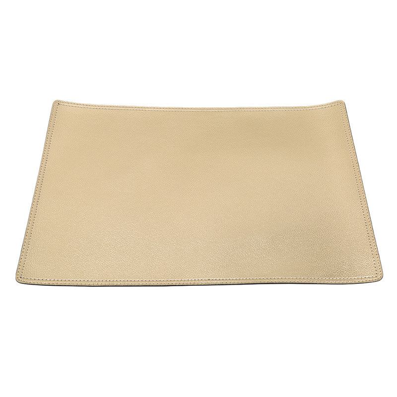 Waterproof leather placemat