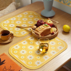 Leather Placemat Oil Proof And Waterproof Western Placemat