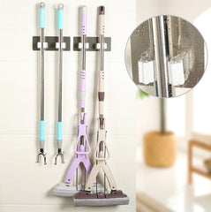 Magic Stick Toilet Bathroom Rack Hanging Hook Powerful Mop Mop Clip Nail Free Card No Trace