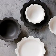 Matte ceramic frosted porcelain plate