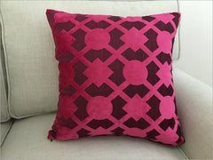 Home Decorative Sofa Throw Pillows Flannel Cushion Cover