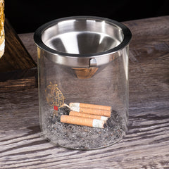 Creative Stainless Steel Household Ashtray Ashtray