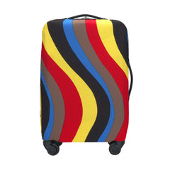 Adorila Travel Luggage Cover Suitcase Protector, Washable Suitcase Cover Fits 26-28 Inch Luggage, Elastic Suitcase Protective Cover (XL, Corrugation)
