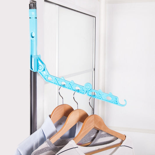 Indoor Creative Windows Foldable Clothes Rack