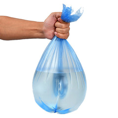 Flat Mouth Household Garbage Bag Portable Disposable Drawstring Garbage Bag 100pcs
