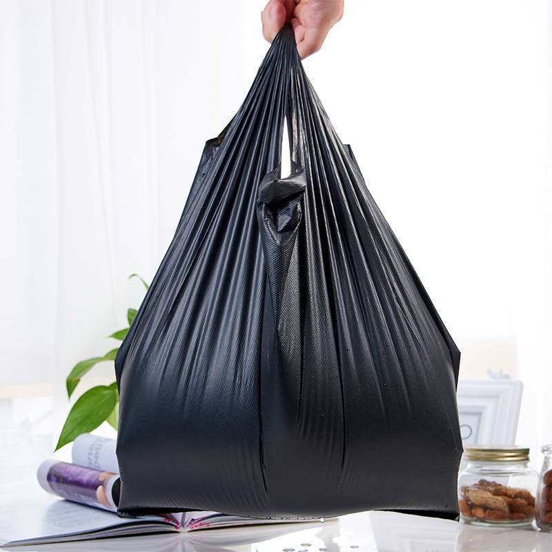 Thick garbage bag portable black garbage bag