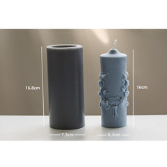 Handmade Cylindrical Scented Candle DIY Mould