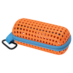 Adorila Unisex Swimming Goggle Case, Breathable Portable Swimming Gear Goggle Storage, Drainable Swimming Goggles Storage Case (Orange)