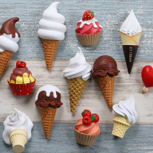 Ice Cream Refridgerator Magnets Resin Simulation Food