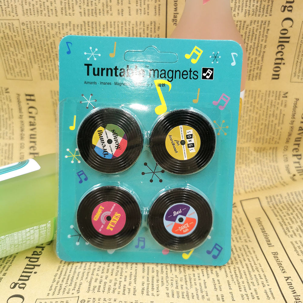 Retro Tape Record Refridgerator Magnets