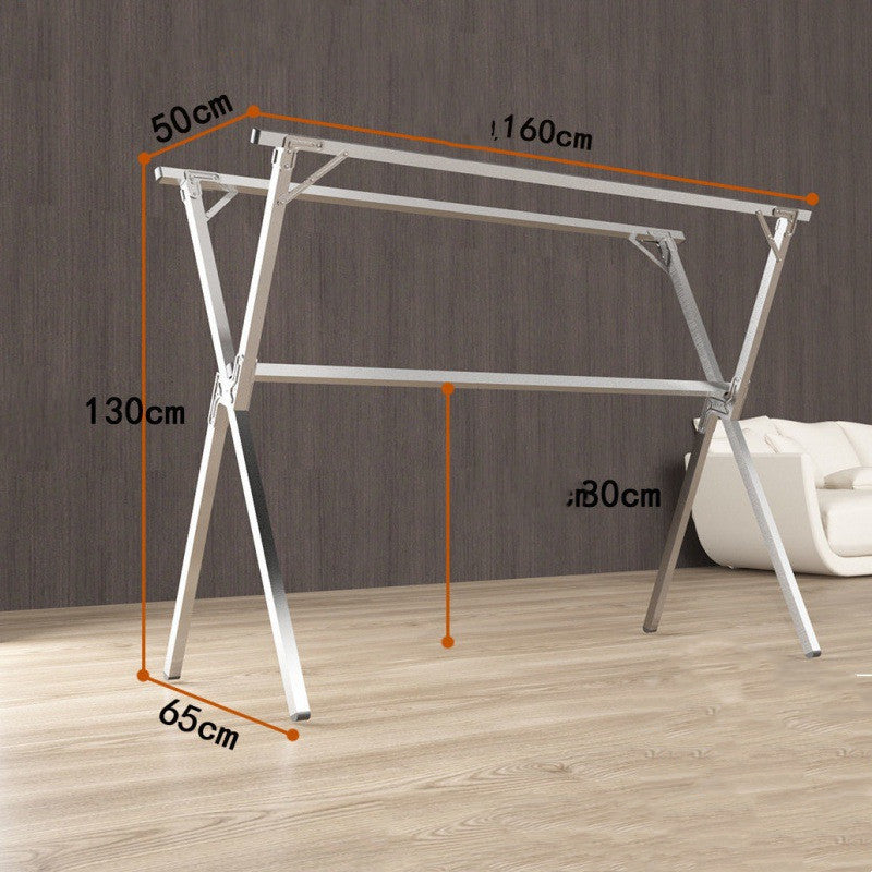 Floor To Ceiling Folding Telescopic Clothes Drying Rack