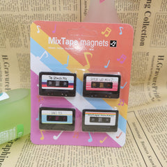 Retro Tape Record Refridgerator Magnets