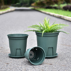 Thicken Root Control Pots Do Not Nest Roots Plastic Gallon Pots Creative Green Rose Clematis Planting Pots