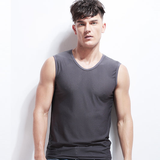 Breathable Ice Mesh Sleeveless Tops