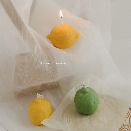 Creative Lemon Scented Candle Ornaments