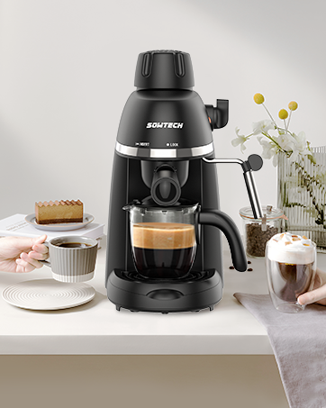 Black coffee machine