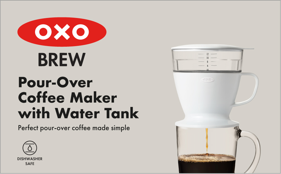 OXO BREW Pour-Over Coffee Maker with Water Tank
