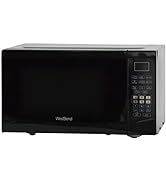 West Bend WBMW92B Microwave Oven 900-Watts Compact with 6 Pre Cooking Settings, Speed Defrost, El...