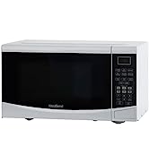West Bend WBMW92W Microwave Oven 900-Watts Compact with 6 Pre Cooking Settings, Speed Defrost, El...