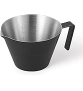MHW-3BOMBER Espresso Measuring Cup with Handle 2oz/60ml Espresso Shot Cup Stainless Steel Espress...