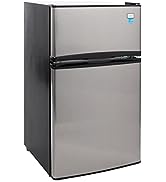 West Bend WBRT31S Mini Fridge for Home Office or Dorm, with Automatic Defrost and Adjustable Temp...