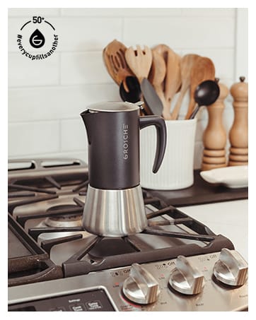 stainless steel moka pot, induction coffee maker, induction espresso pot, moka espresso, espresso