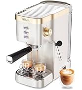 Gevi Espresso Machine 20 Bar, Professional Espresso Maker with Milk Frother Steam Wand, Compact S...