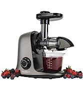 West Bend Juicer Cold Press Masticating Extractor Machine Features Quiet Motor Anti-Clog Reverse ...