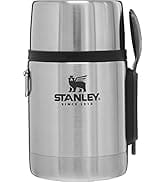 Stanley Classic Legendary Vacuum Insulated Food Jar 18 oz – Stainless Steel, Naturally BPA-free C...