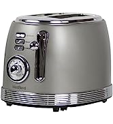 West Bend Toaster 2 Slice Retro-Styled Stainless Steel with 4 Functions and 6 Shade Settings, 850...