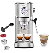 Gevi Espresso Machine 20 Bar, Professional Espresso Maker with Milk Frother Steam Wand, Compact S...