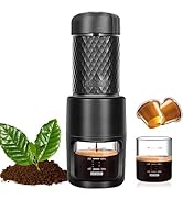 STARESSO Classic Portable Espresso Maker,Unique 2IN1 Travel Coffee Maker,Compatible Nespresso Cap...