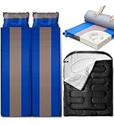 MEREZA Double Sleeping Bags for Adults with Draft Tube, Sleeping Bag Adult 2 Person Sleeping Bags...