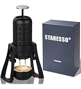 STARESSO Plus Portable Coffee Maker,Travel Espresso Maker Pro-level Specialty Coffee Machine Manu...