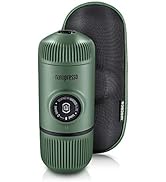 WACACO Nanopresso Portable Espresso Maker Bundled with Protective Case, Upgrade Version of Minipr...