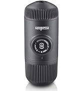 WACACO Nanopresso Portable Espresso Maker, Upgrade Version of Minipresso, 18 Bar Pressure Hand Co...