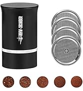 MHW-3BOMBER Coffee Grounds Sifter Coffee Sifter Fine Meshs 5 Grind Sieves, Measure, Calibrate, Re...