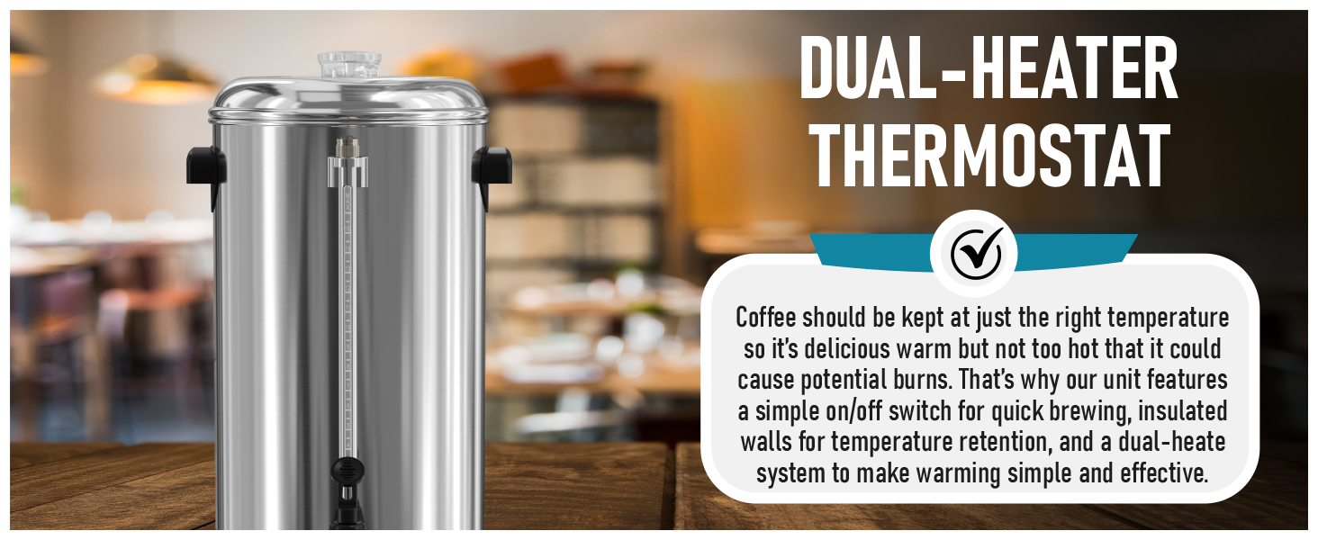 dual-heater thermostat