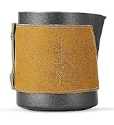 MHW-3BOMBER Handleless Milk Frothing Pitcher 13.5oz/400ml Latte Art Pitcher Stainless Steel Milk ...