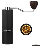 MHW-3BOMBER RACE M1 Manual Coffee Grinder Capacity 25g 6 Core, Titanium PVD Coating Burr 3-Stage ...